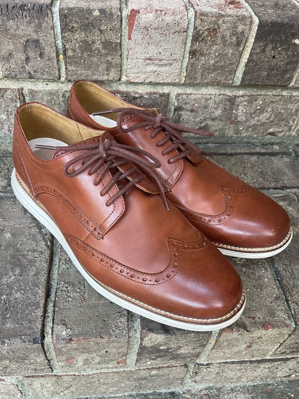 Cole Haan OriginalGrand Wingtip Oxford Brown Leather Men’s 11W